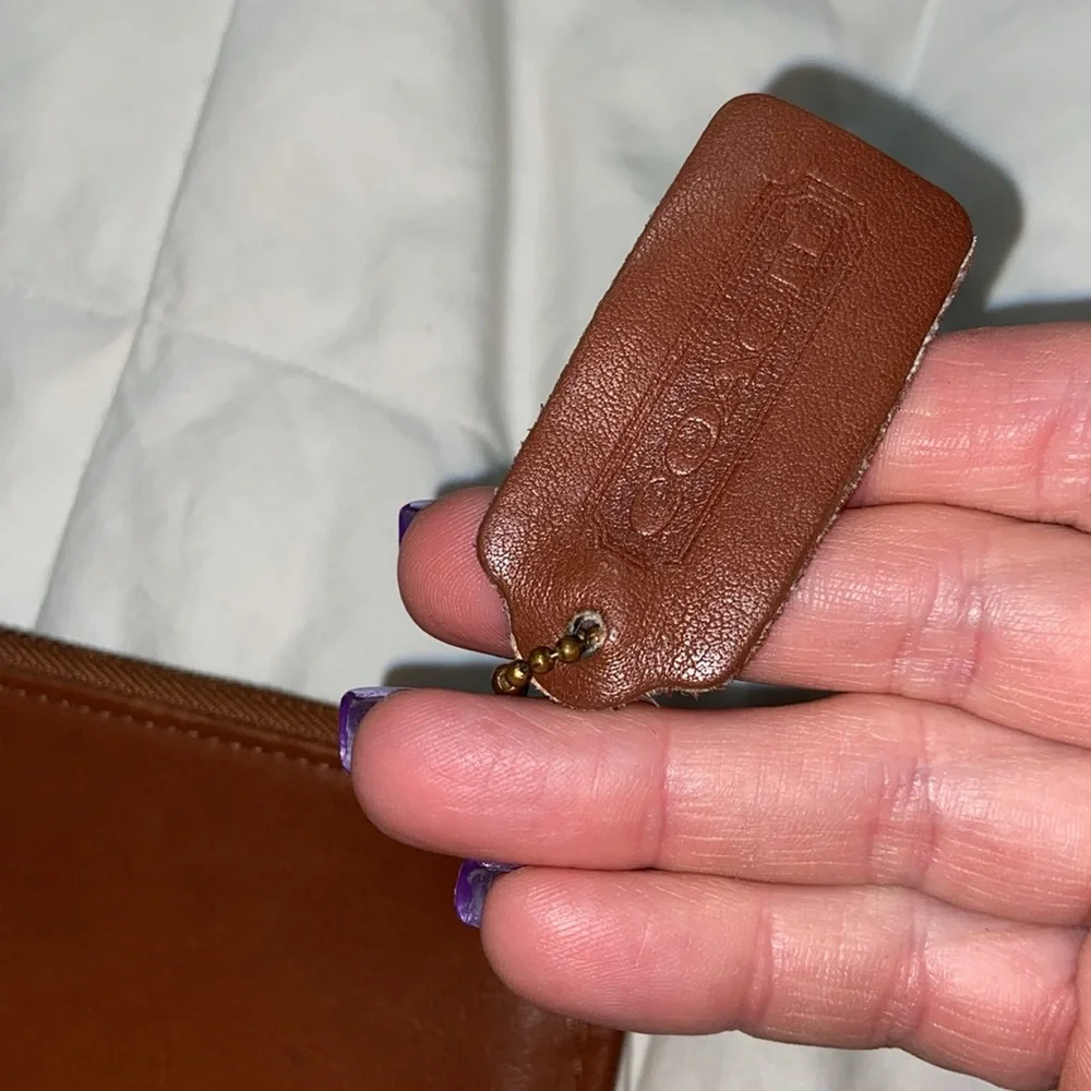 RARE Vintage Coach Skinny Case Brown Leather